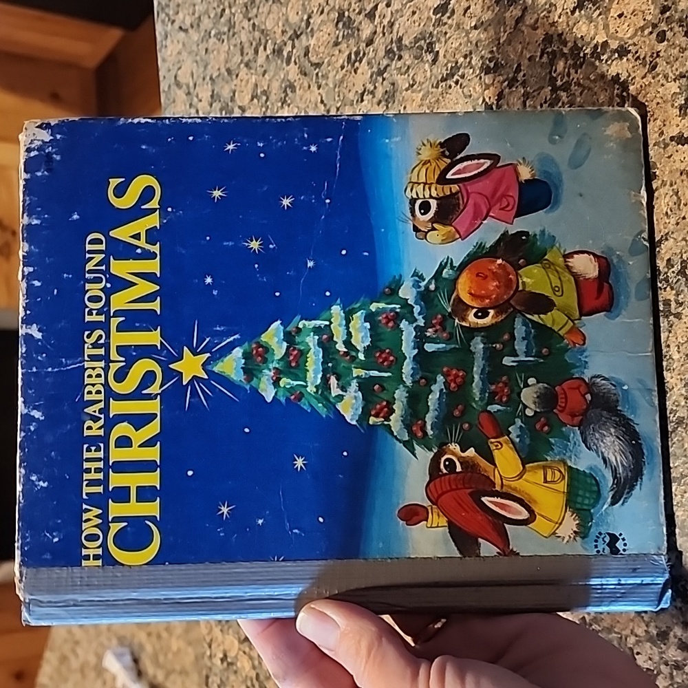 Vintage How The Rabbits Found Christmas Hardcover Book